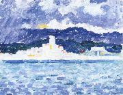 Paul Signac east wind oil on canvas